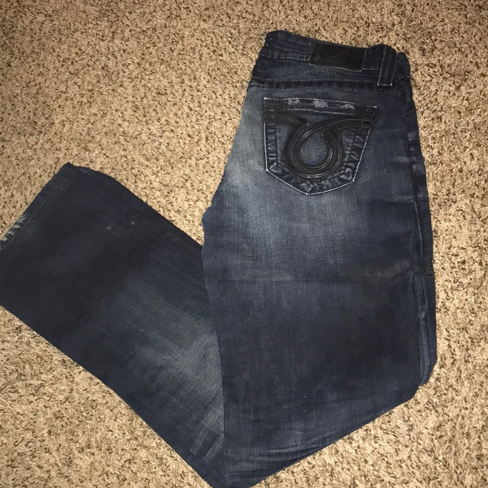 Big star black bootcut jeans
